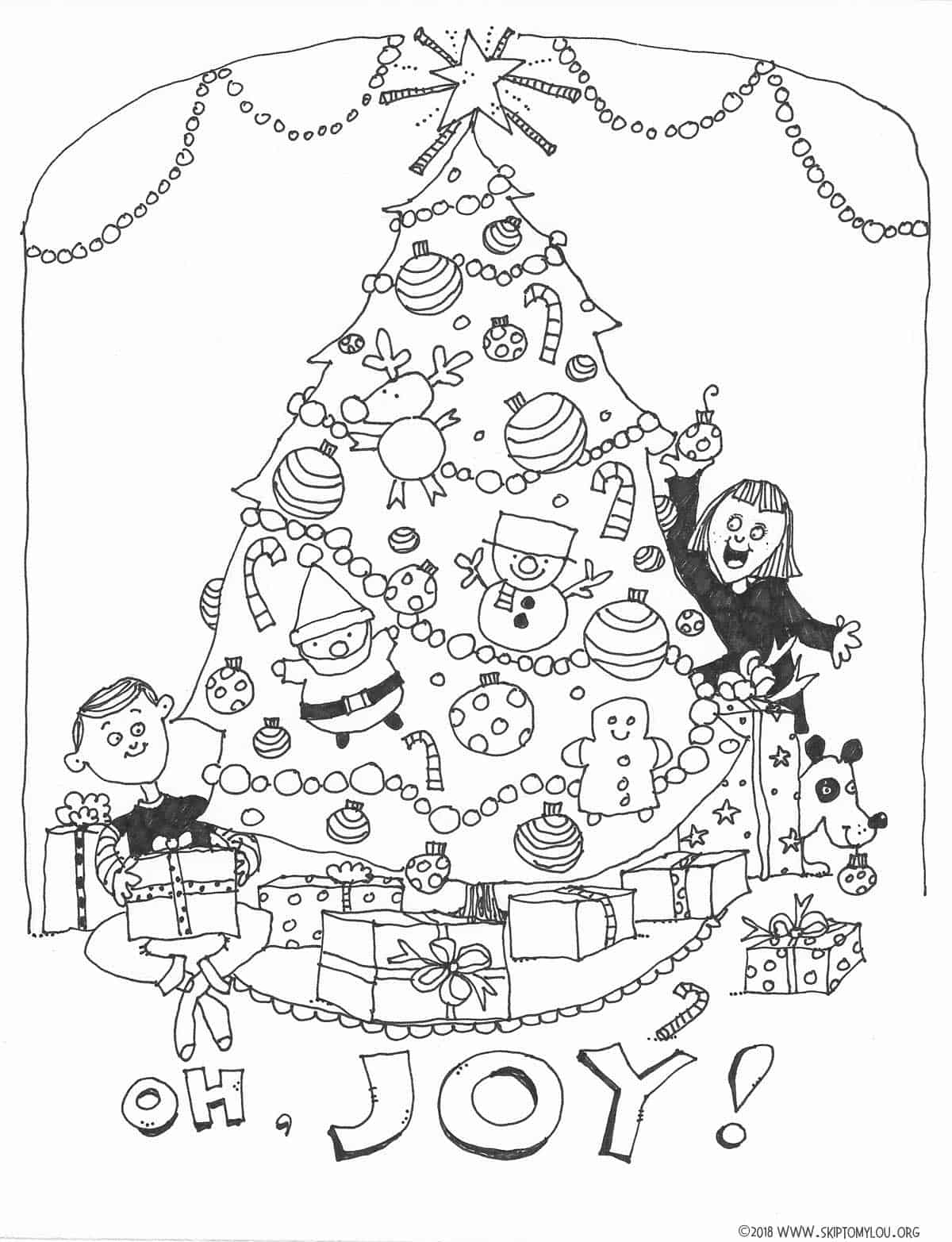 chistmas tree coloring page chistmas tree coloring page