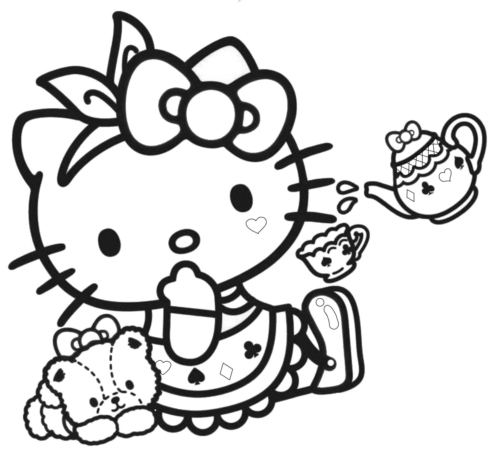 free coloring pages hello kitty free coloring pages hello kitty