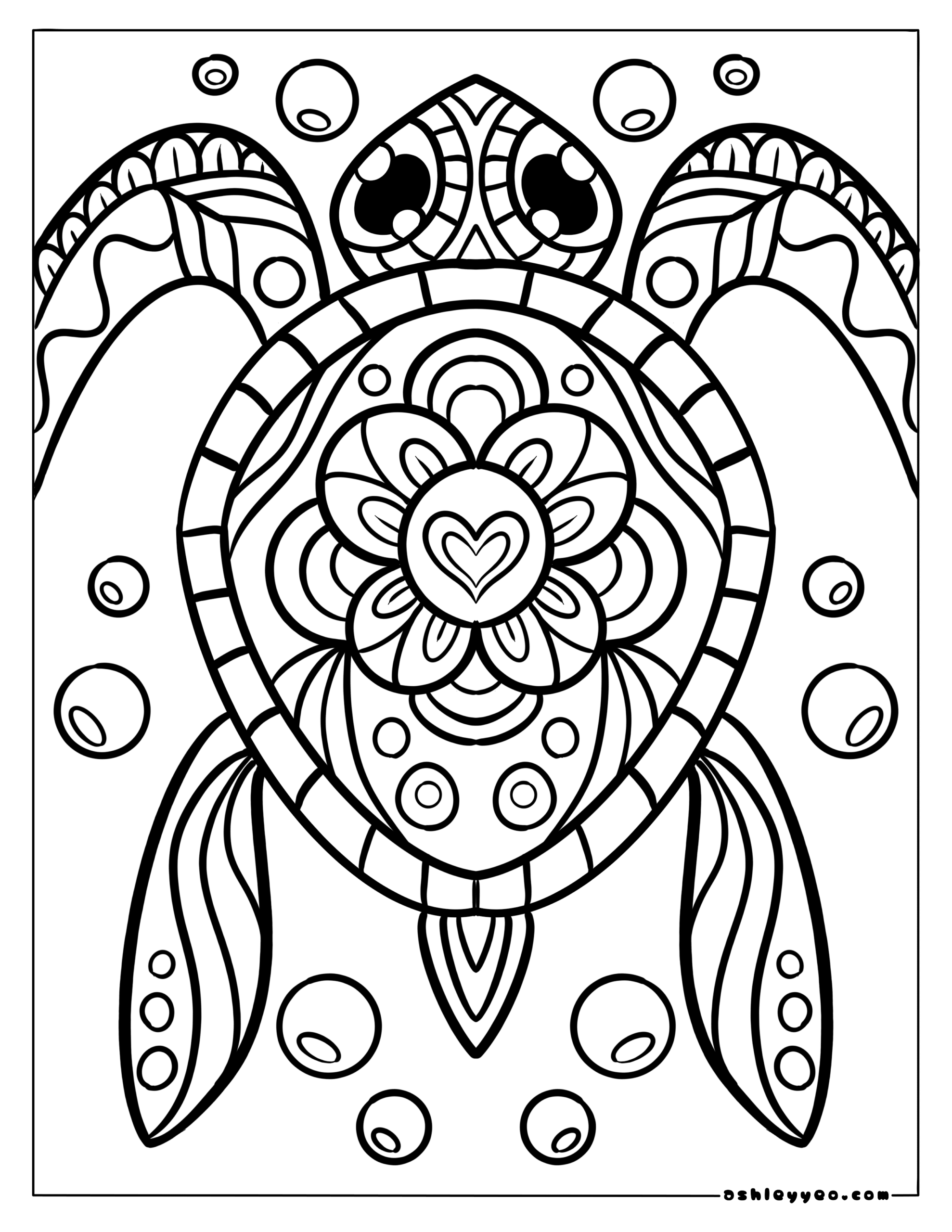 Free Easy Mandala Animal Coloring Pages For Kids Ashley Yeo Free Easy Mandala Animal Coloring Pages For Kids Ashley Yeo