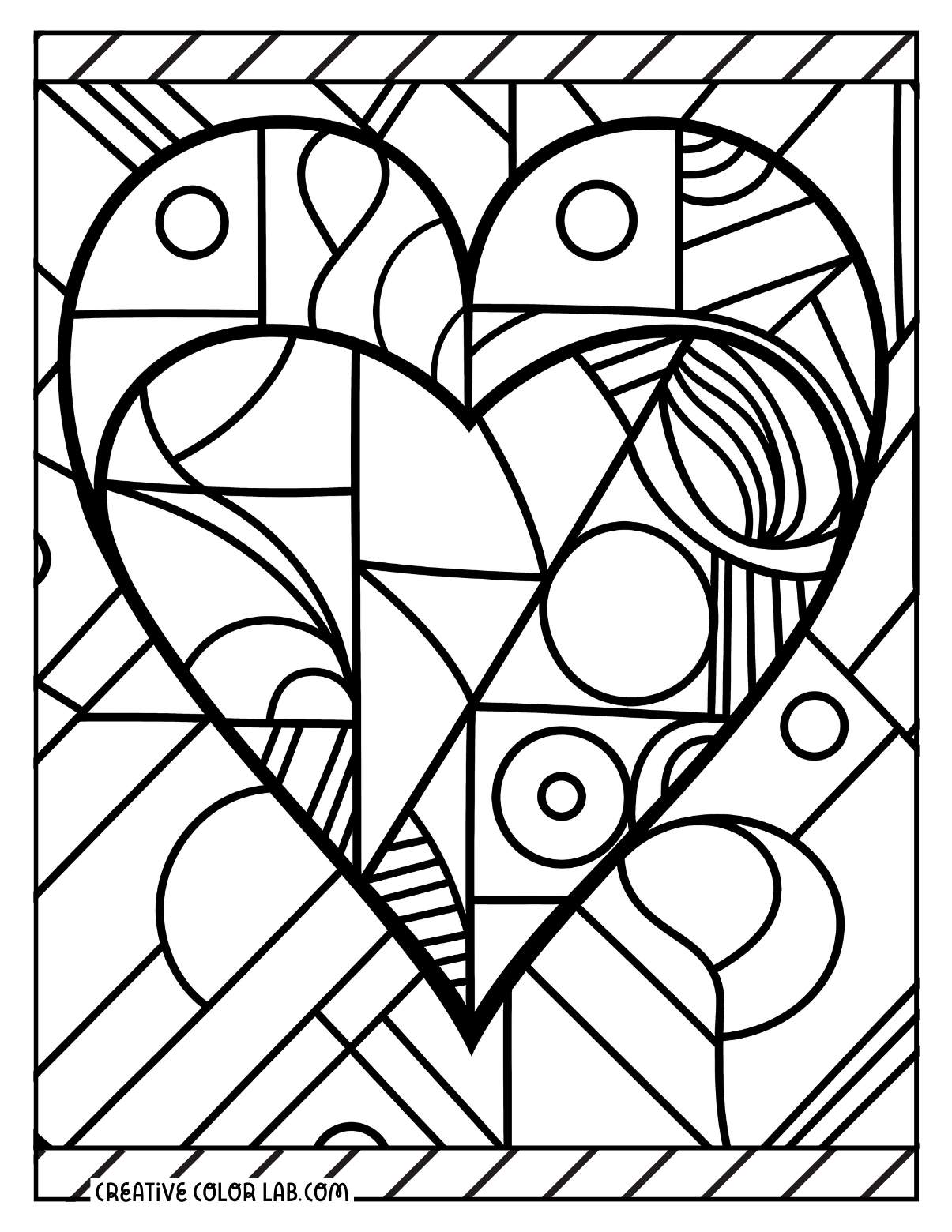 Free Heart Coloring Pages Printable PDFs Free Heart Coloring Pages Printable PDFs