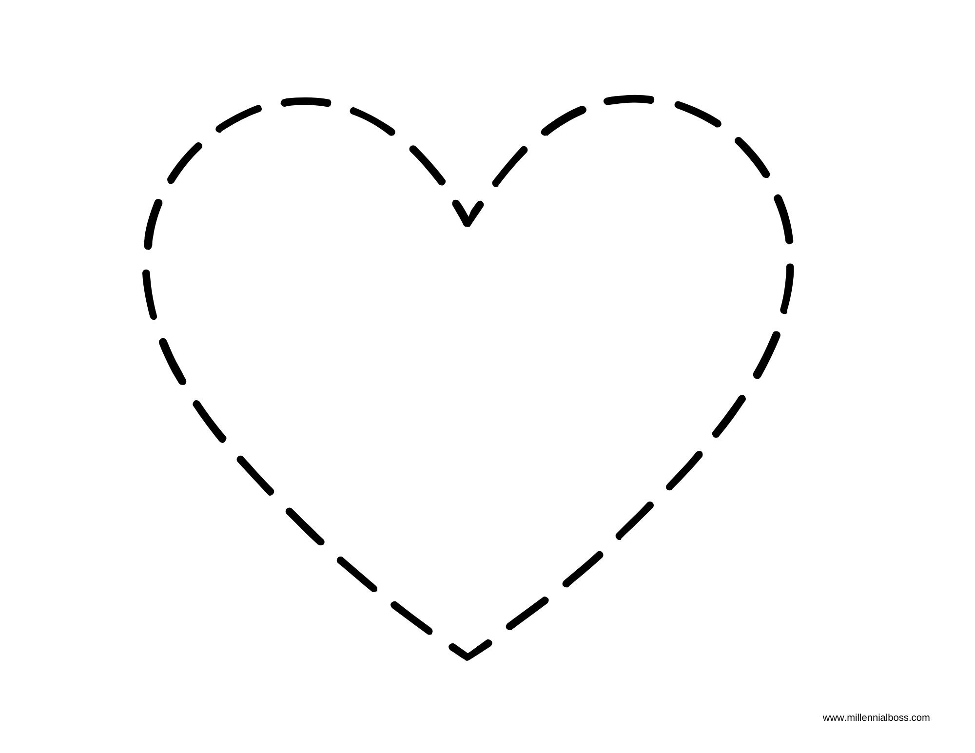 Free Heart Templates Pdf In All Different Sizes Free Heart Templates Pdf In All Different Sizes