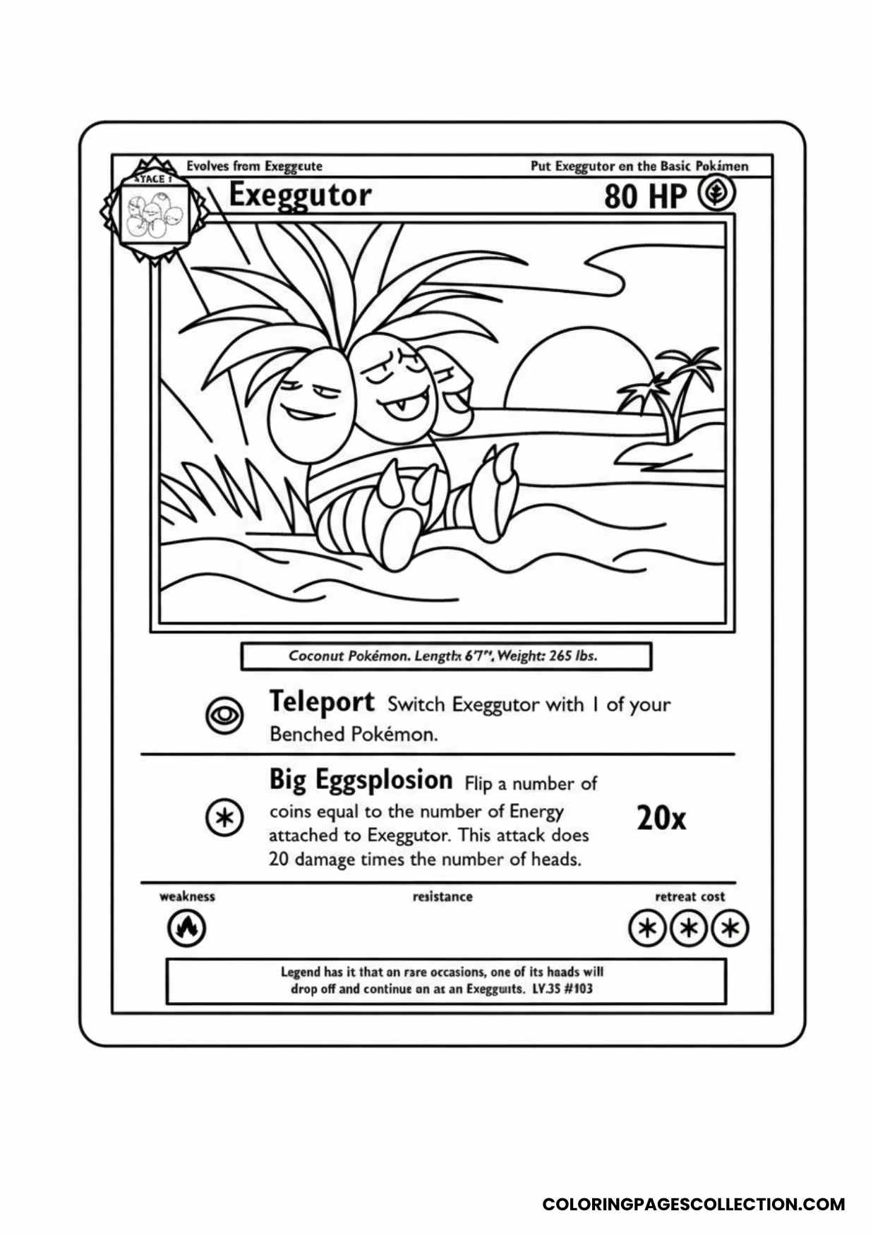 Free Pokemon Card Coloring Printable For All Ages Free Pokemon Card Coloring Printable For All Ages