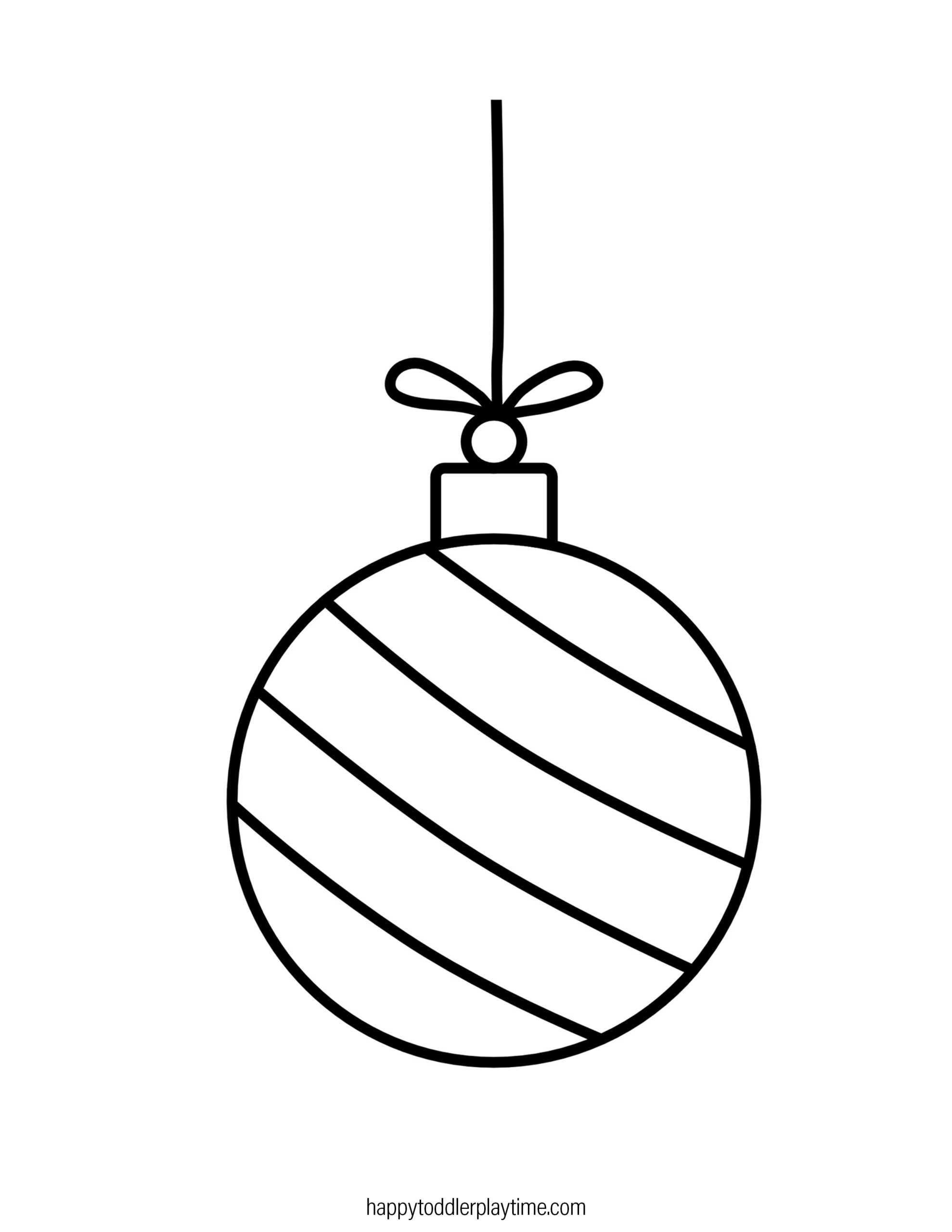 Free Printable Christmas Ornament Coloring Pages Happy Toddler Playtime Free Printable Christmas Ornament Coloring Pages Happy Toddler Playtime