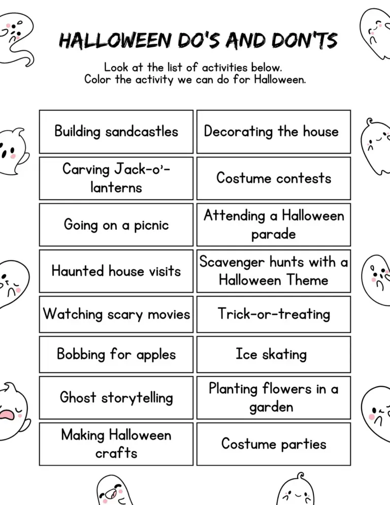 Free Printable Halloween Worksheet Templates To Edit Canva