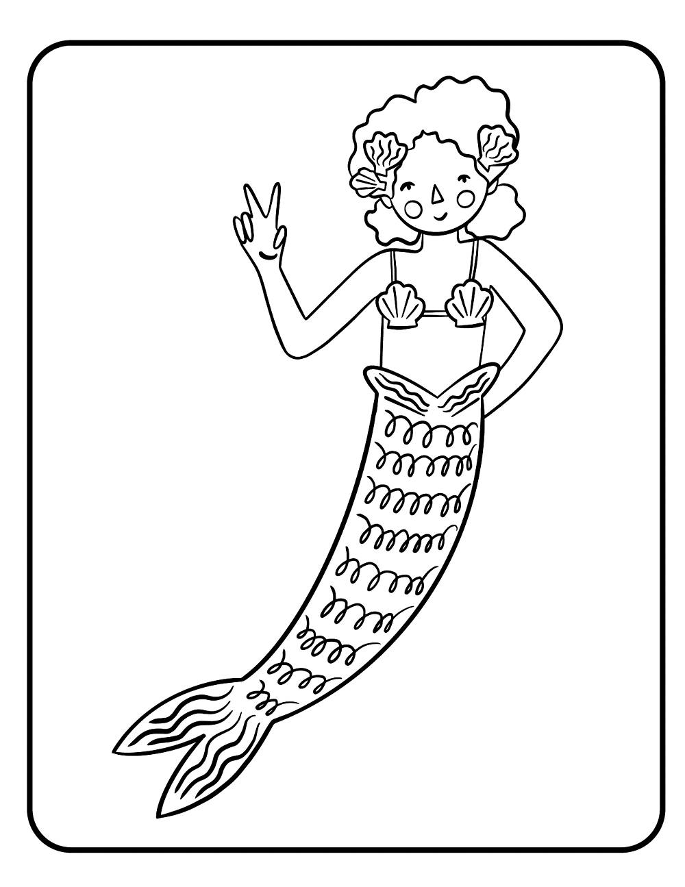 Free Printable Mermaid Coloring Page For Kids Crate Kids Free Printable Mermaid Coloring Page For Kids Crate Kids
