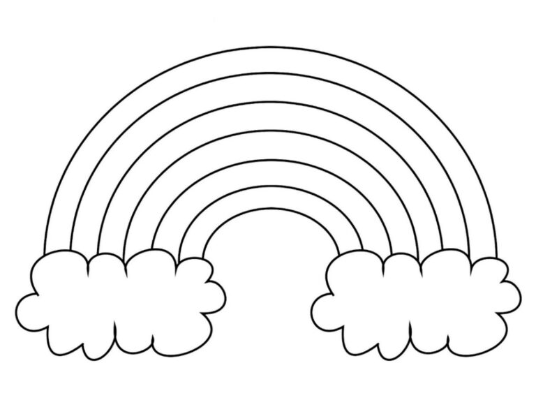 Free Printable Rainbow Coloring Pages What Mommy Does