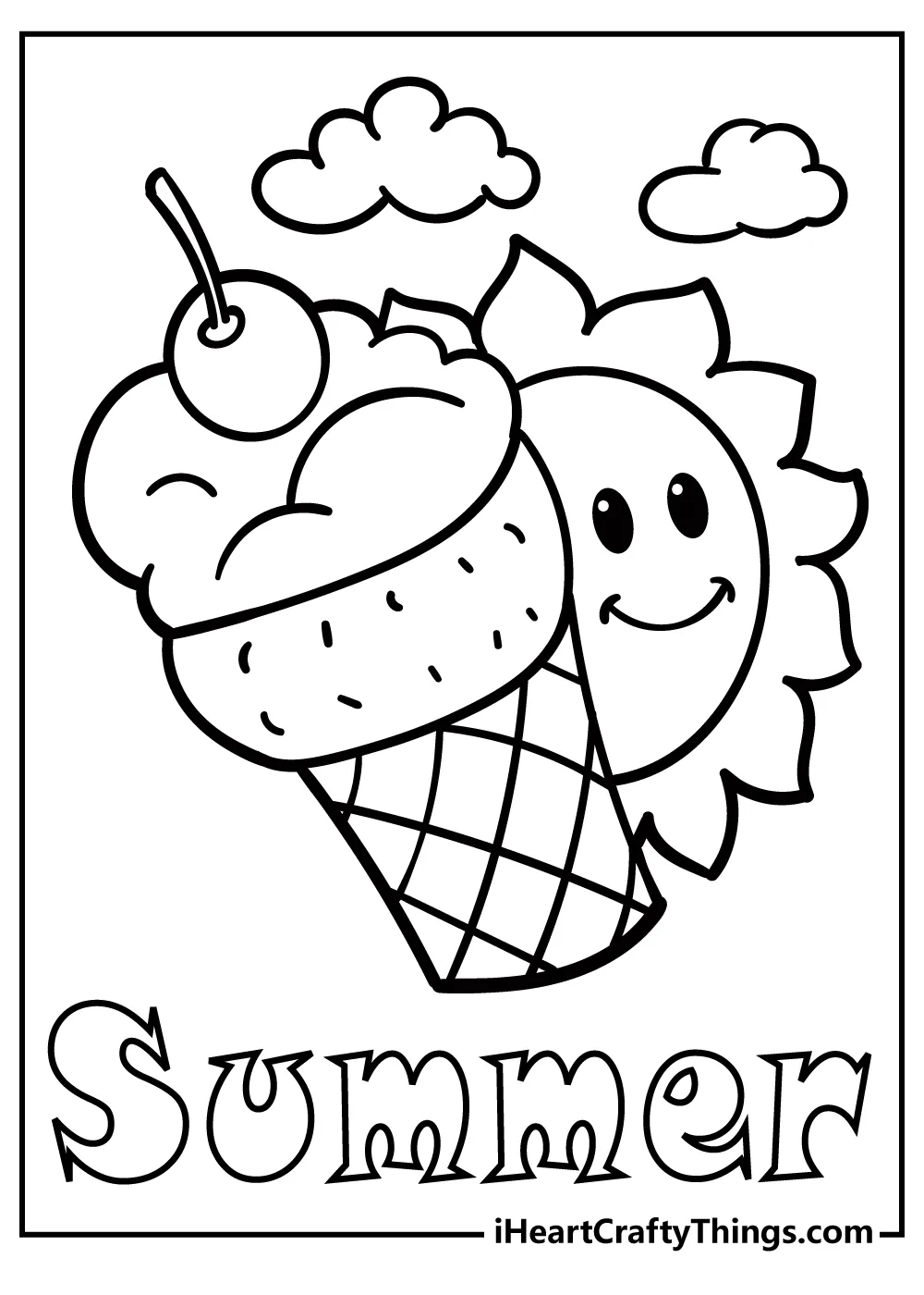 Free Printable Summer Color Pages Printable Party Favors Free Printable Summer Color Pages Printable Party Favors