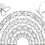 Free Rainbow Coloring Pages To Print Crafty Morning