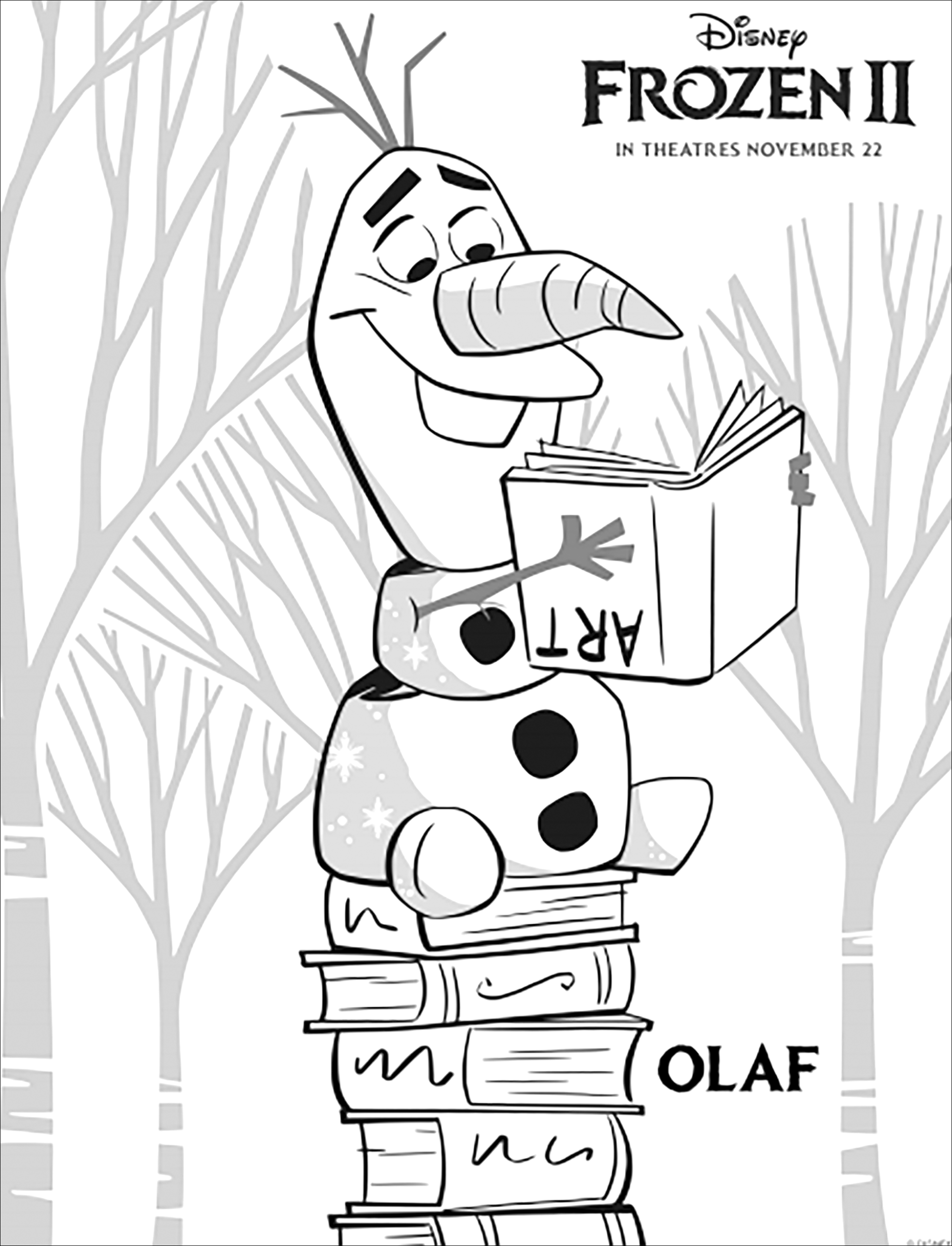Frozen 2 Olaf Frozen 2 Coloring Pages Frozen 2 Olaf Frozen 2 Coloring Pages