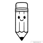 Funny Pencil Coloring Pages For Creative Fun