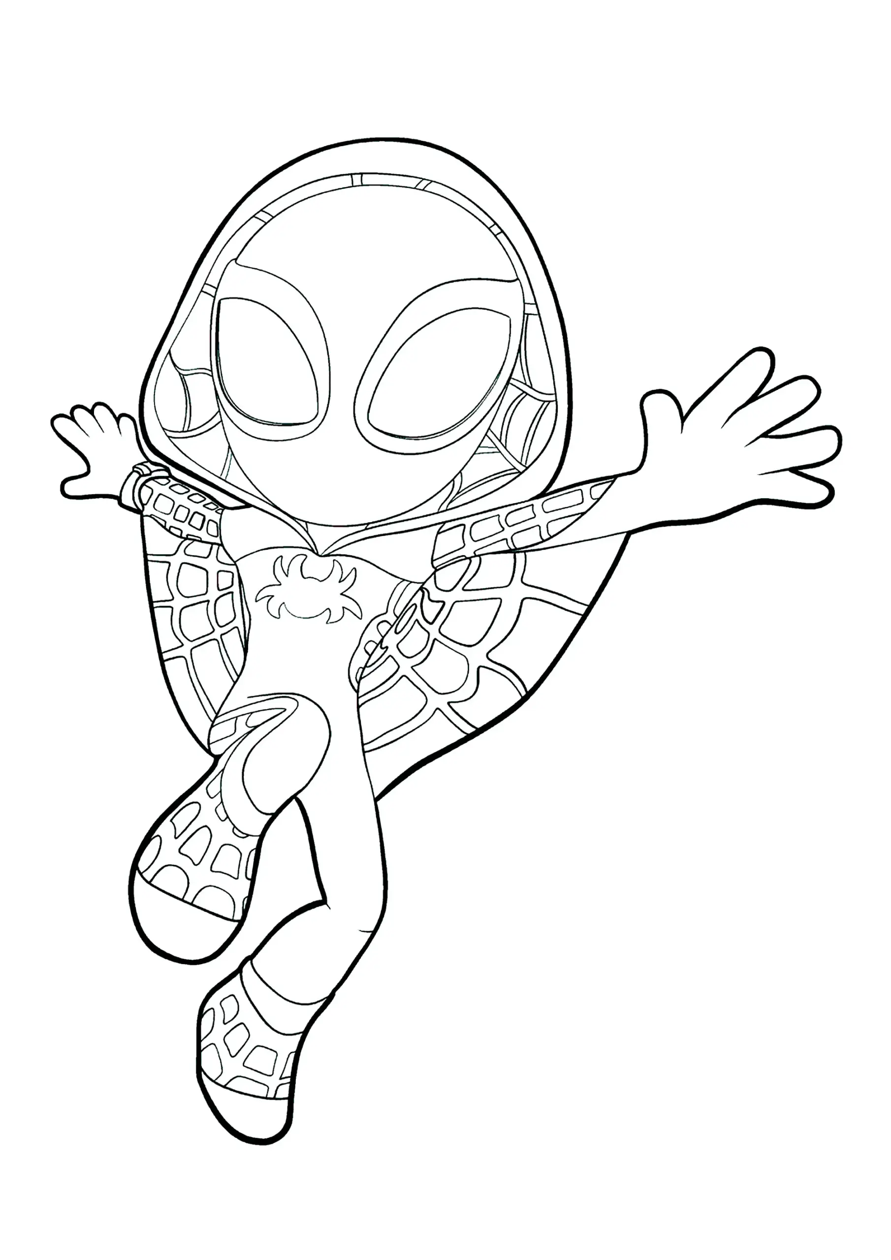 Ghost Spider Gwen In Action Spidey And His Amazing Friends Coloring Pages Ghost Spider Gwen In Action Spidey And His Amazing Friends Coloring Pages