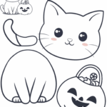 Halloween Build A Black Cat Craft