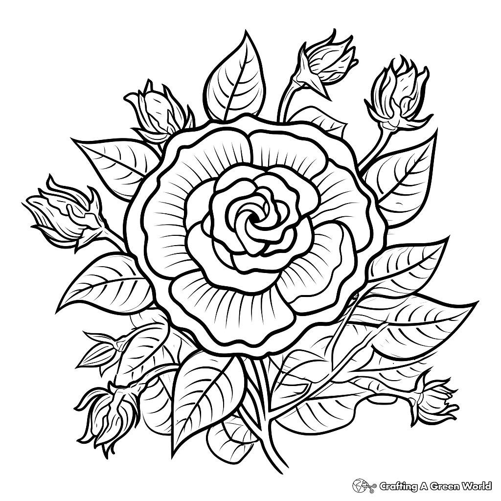 Hard Coloring Pages Of Flowers Free Printable Hard Coloring Pages Of Flowers Free Printable