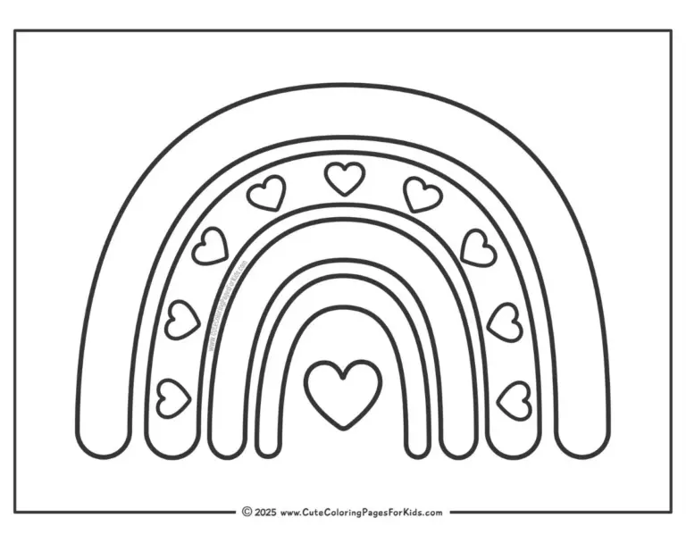 Heart Coloring Pages Cute Coloring Pages For Kids