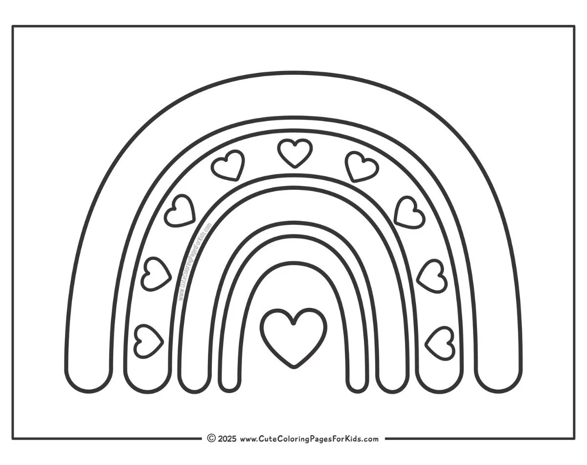 Heart Coloring Pages Cute Coloring Pages For Kids