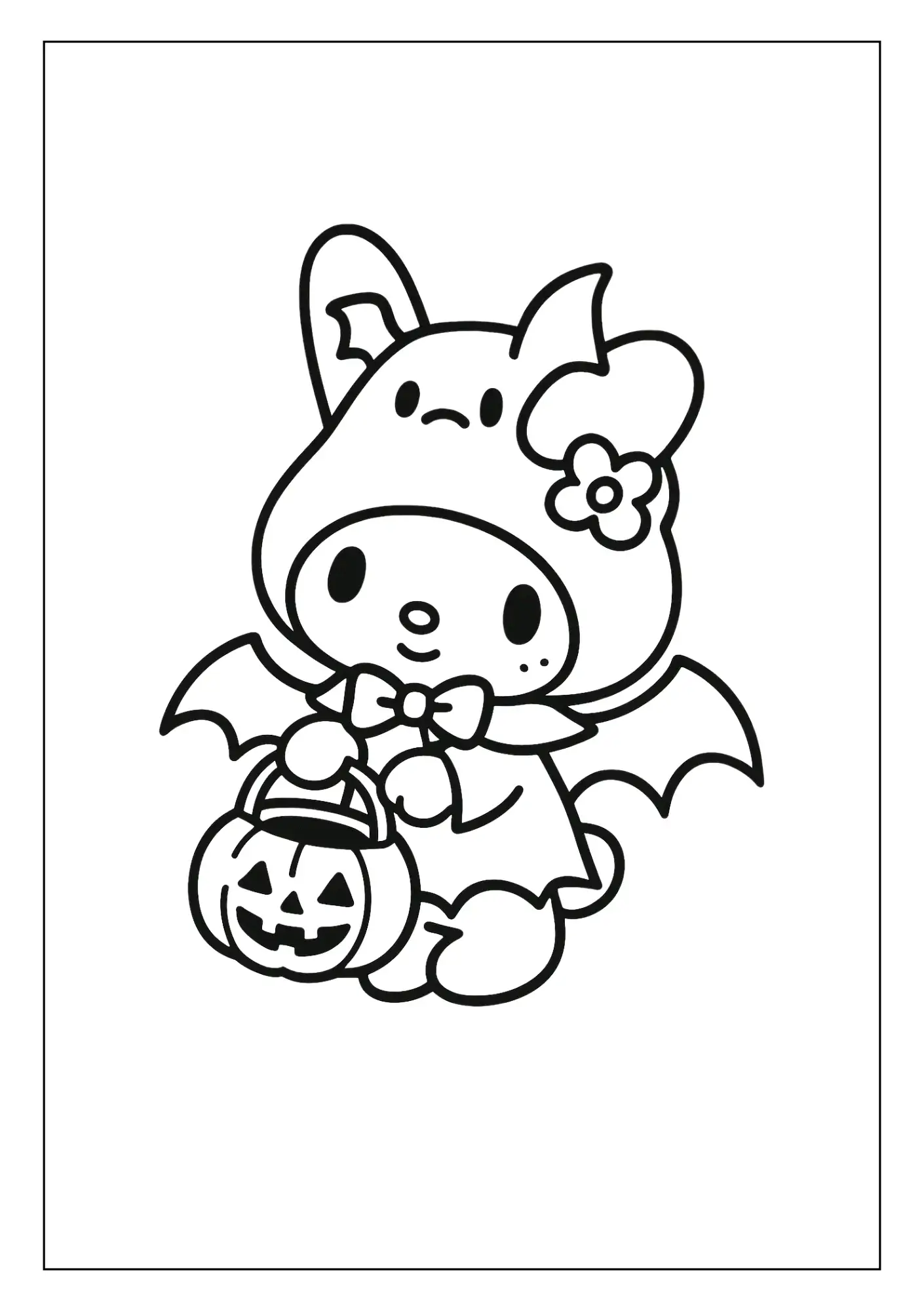 Hello Kitty Halloween Coloring Pages Free PDF Hello Kitty Halloween Coloring Pages Free PDF