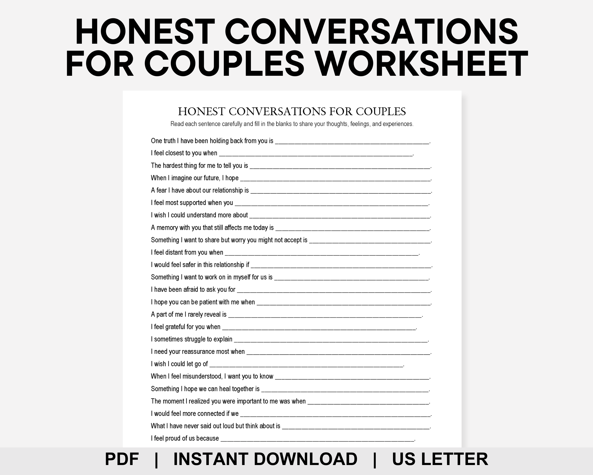 Honest Conversations For Couples Worksheet Couples Questions Couples Journal Couples Therapy Made By Teachers Honest Conversations For Couples Worksheet Couples Questions Couples Journal Couples Therapy Made By Teachers