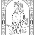 Horse Coloring Pages Printable 40 Designs PDF Download
