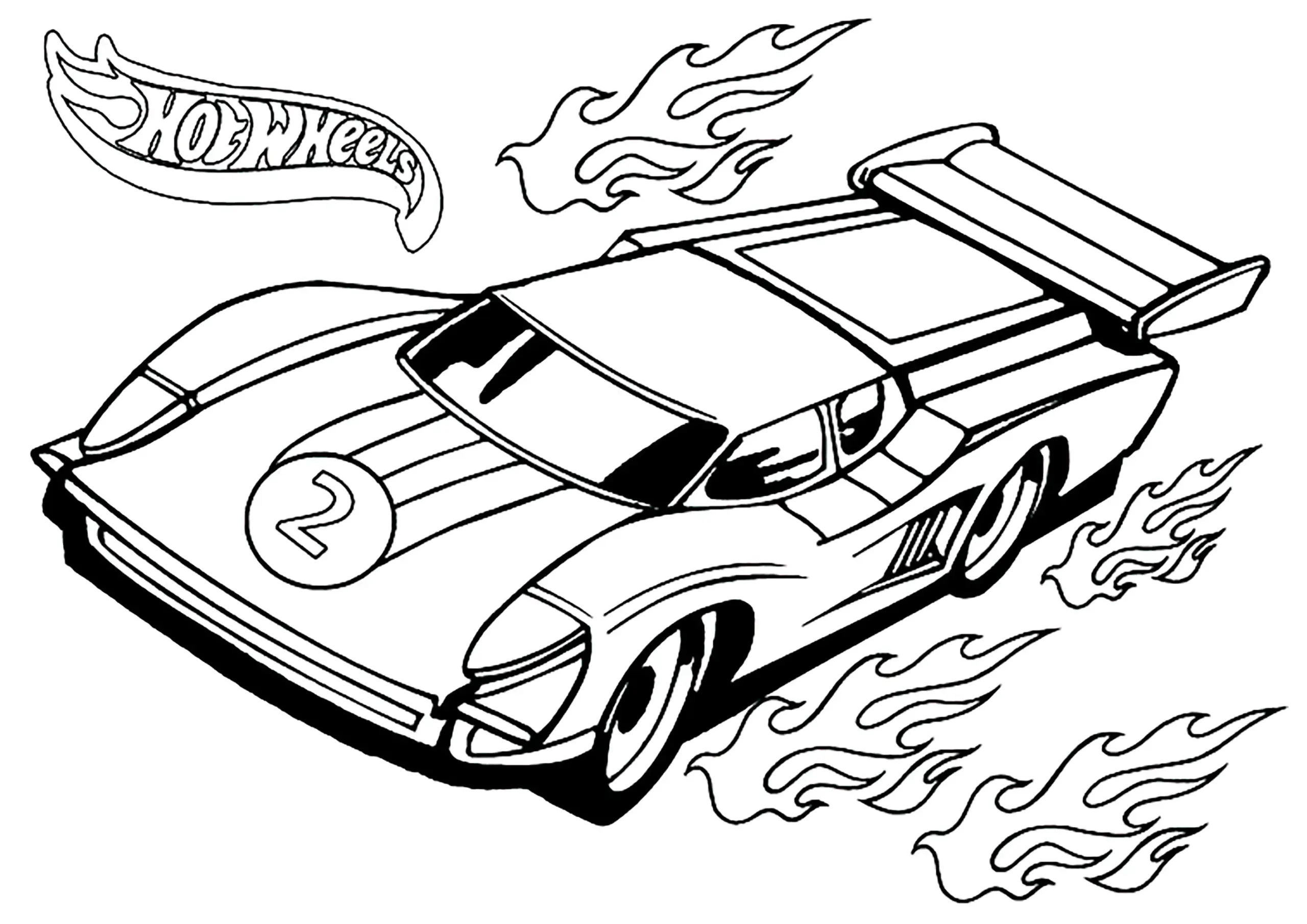 Hot Wheels A Very Fast Car Hot Wheels Coloring Pages Hot Wheels A Very Fast Car Hot Wheels Coloring Pages