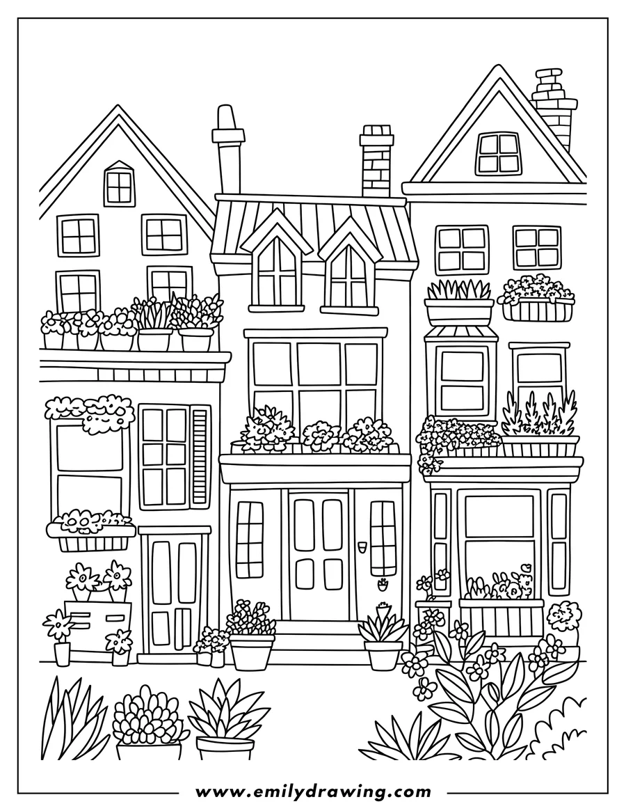 house images to color house images to color
