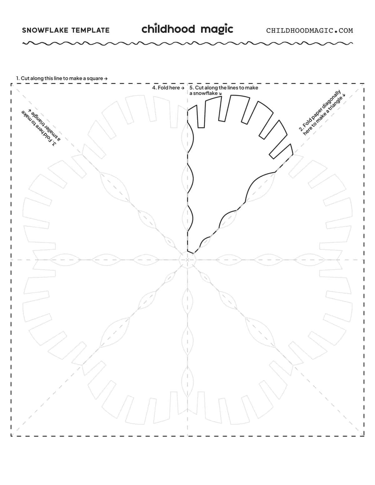 snowflake template free printable snowflake template free printable