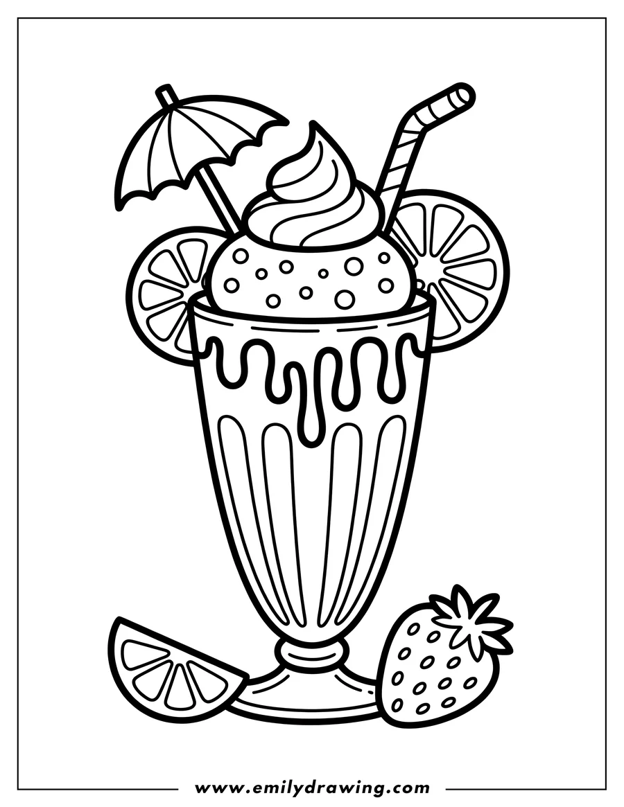 Ice Cream Coloring Pages Emily Drawing Ice Cream Coloring Pages Emily Drawing