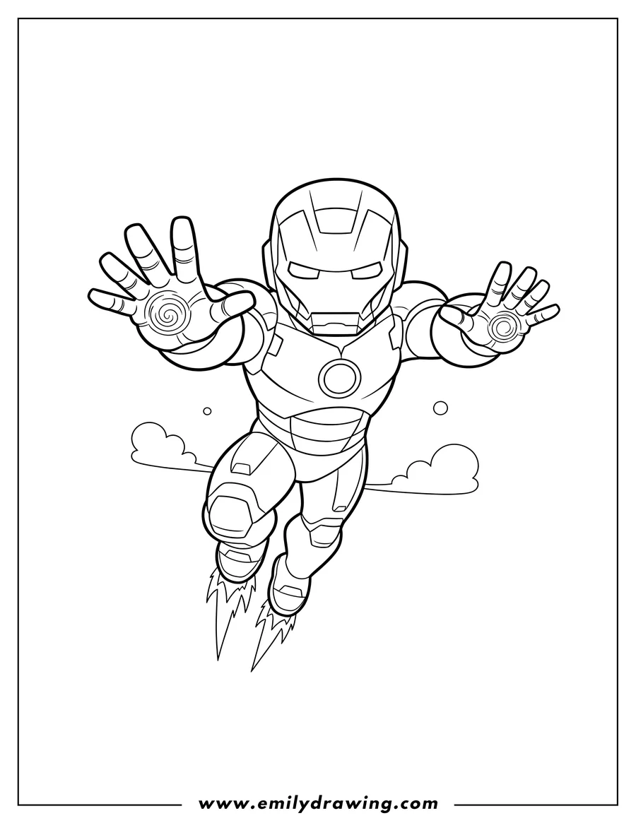 colouring in iron man colouring in iron man