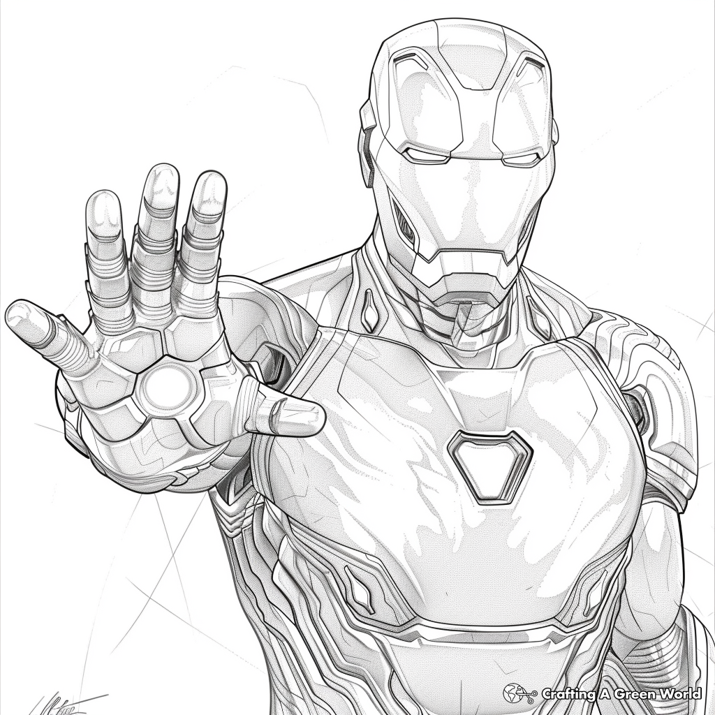 Iron Man Mark 85 Coloring Pages Free Printable Iron Man Mark 85 Coloring Pages Free Printable