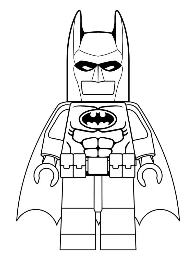Lego Batman Image To Download And Color Lego Batman Coloring Pages