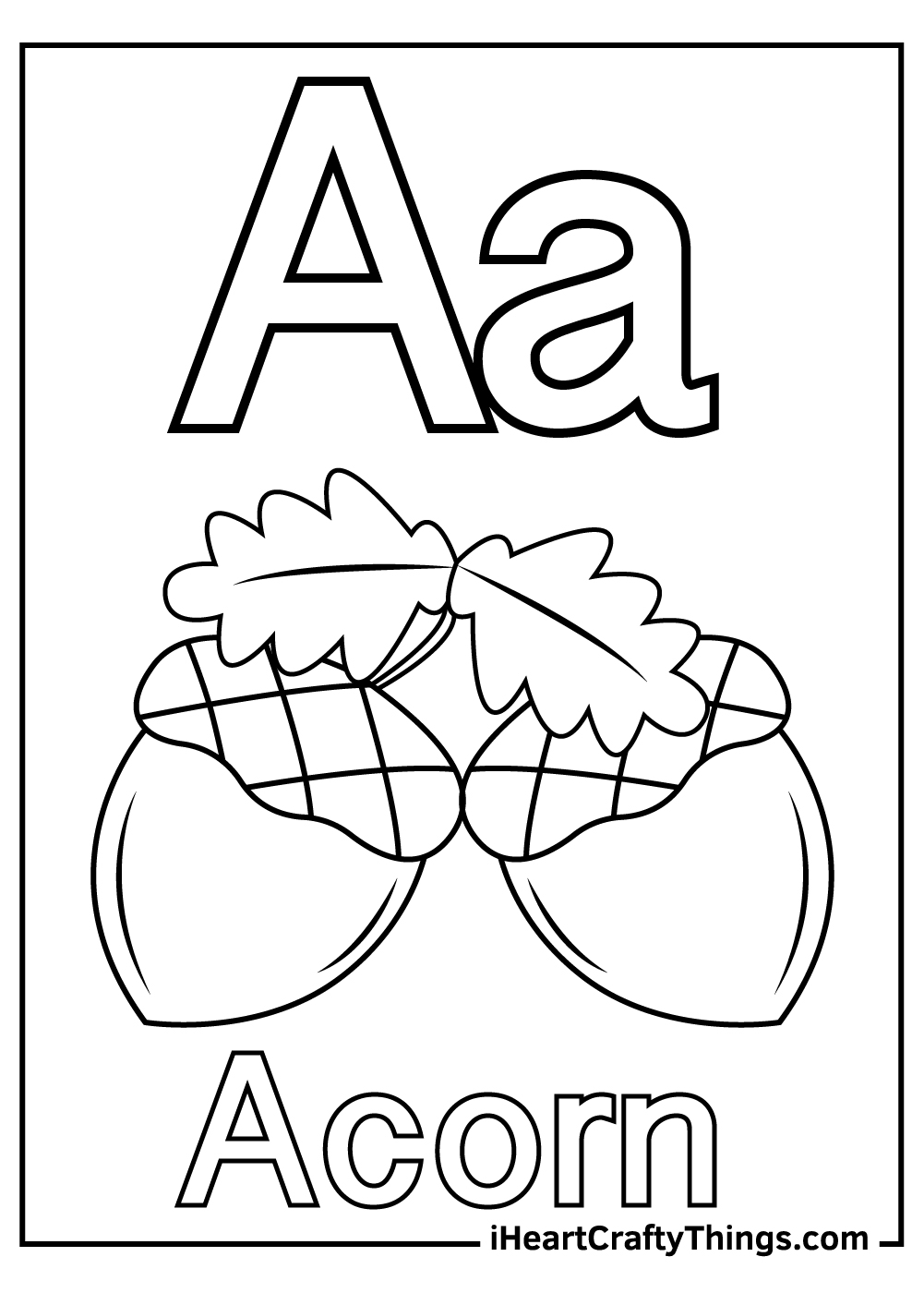 Letter A Coloring Pages 100 Free Printables Letter A Coloring Pages 100 Free Printables