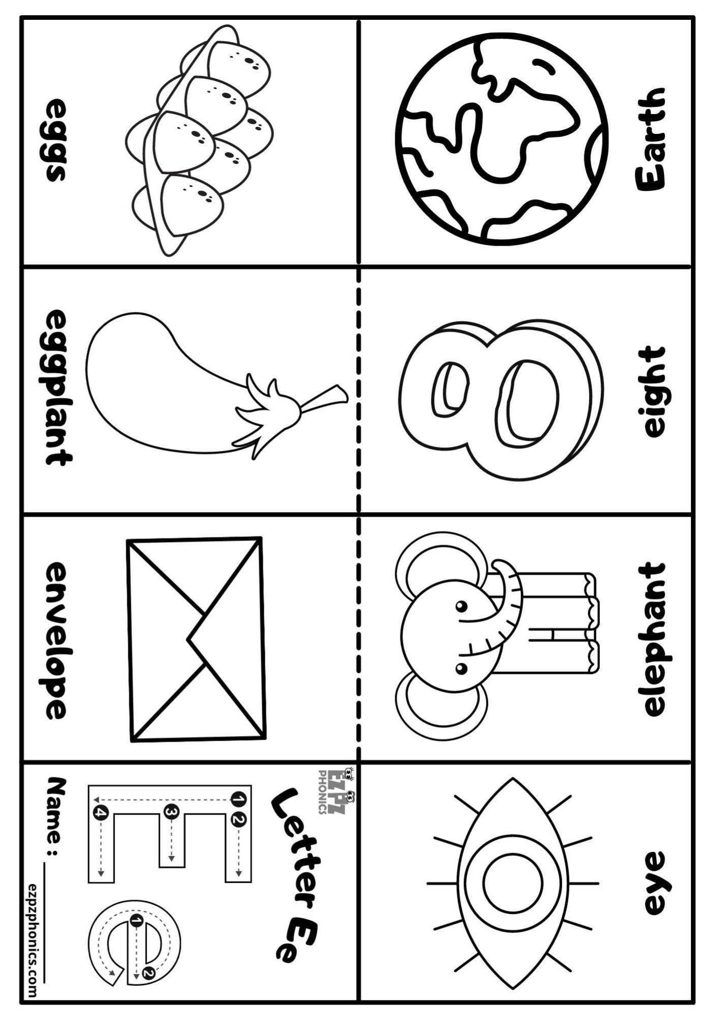 coloring pages letter e coloring pages letter e