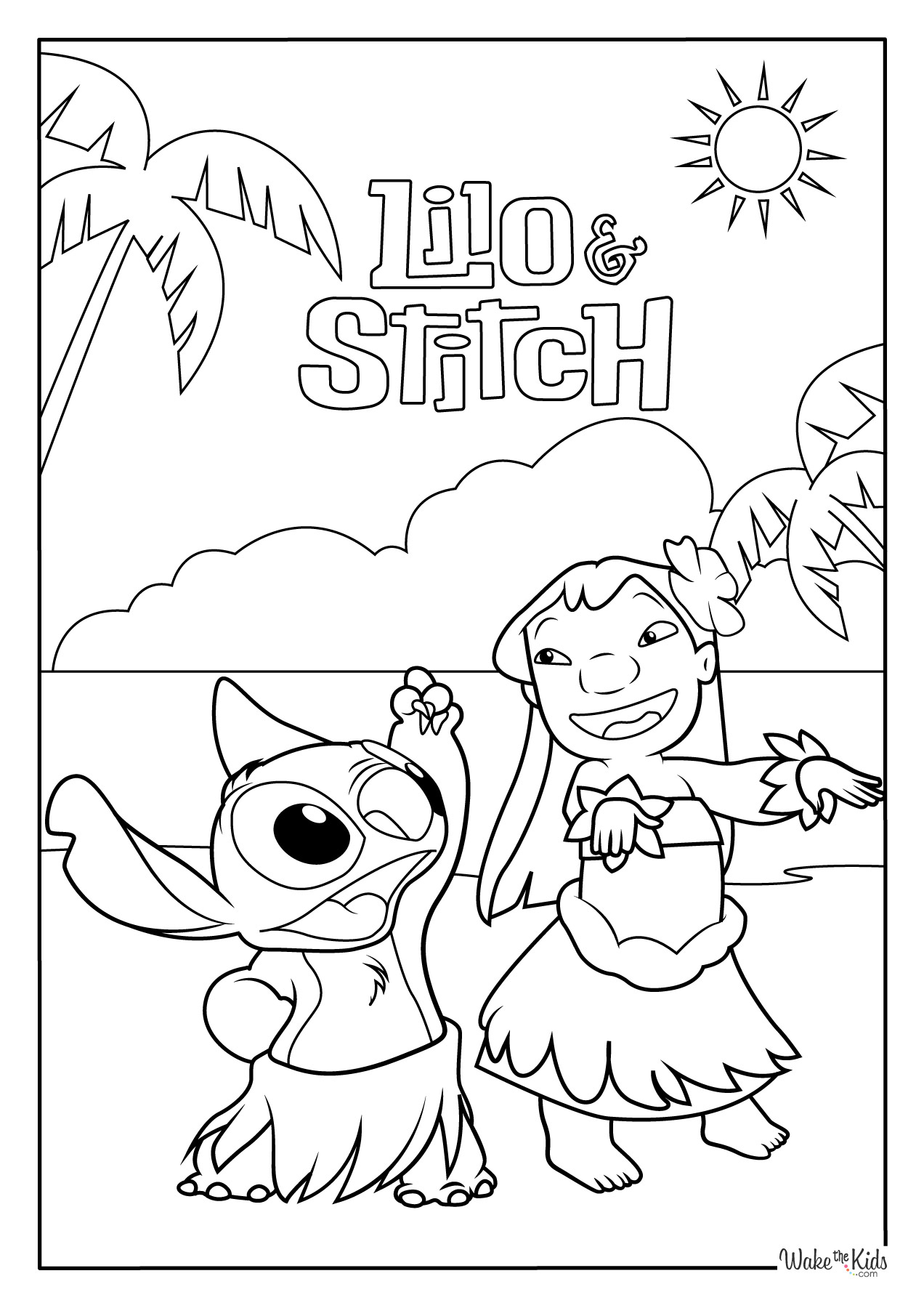 free stitch coloring pages free stitch coloring pages