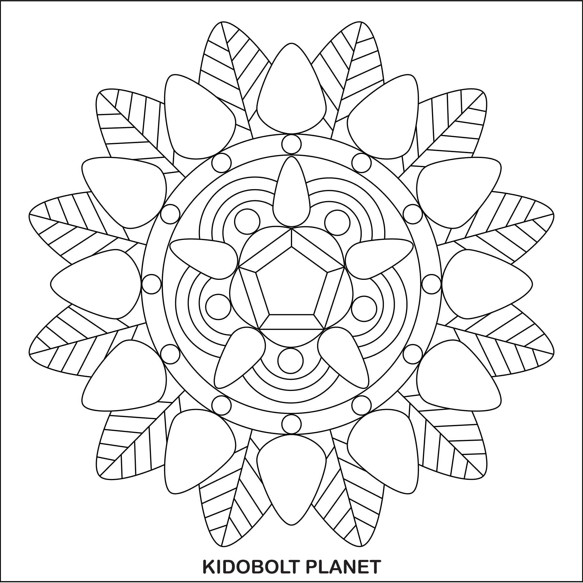 Mandala Beautiful Flowers Printable Coloring Book Made By Teachers Mandala Beautiful Flowers Printable Coloring Book Made By Teachers