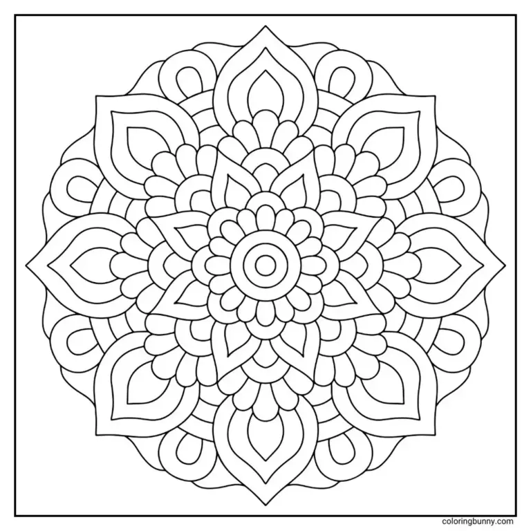 Mandala Coloring Pages 172 Free Printable PDFs 