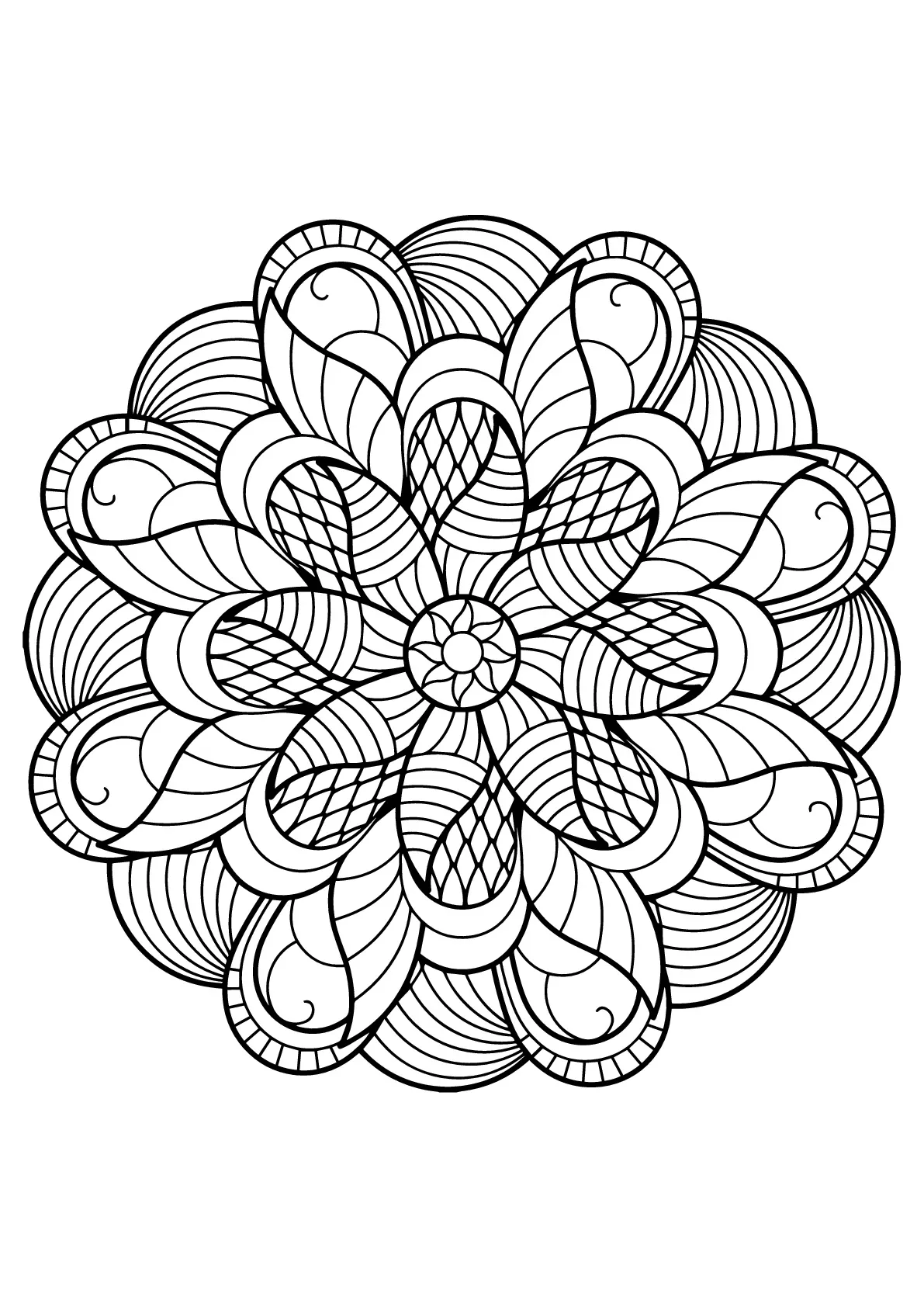 Mandala From Free Coloring Books For Adults 6 Mandalas Coloring Pages For Adults Mandala From Free Coloring Books For Adults 6 Mandalas Coloring Pages For Adults