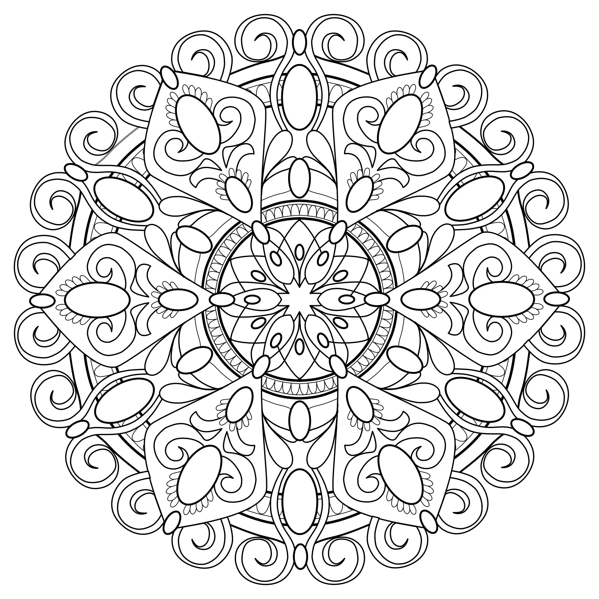 Mandala Madness Coloring Book No 4 5 Printable PDF Coloring Pages Etsy Mandala Madness Coloring Book No 4 5 Printable PDF Coloring Pages Etsy