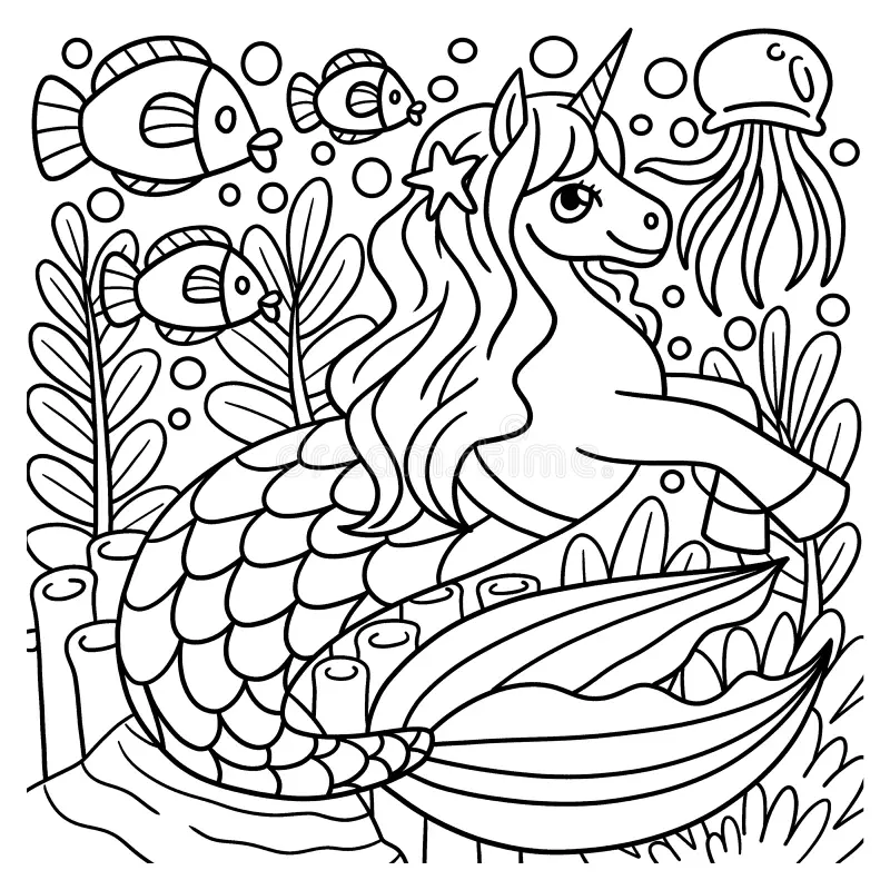 unicorn mermaid coloring pages unicorn mermaid coloring pages