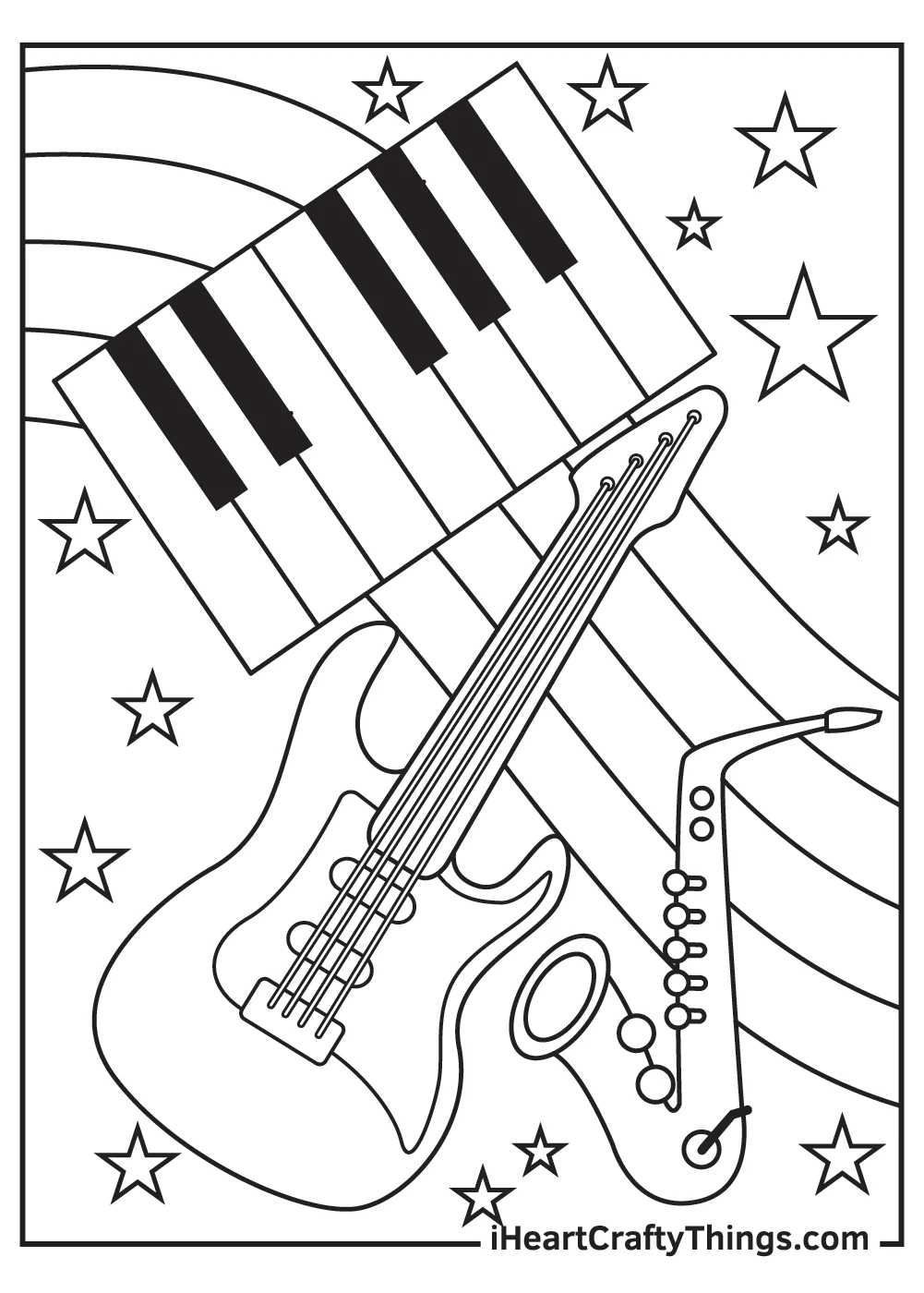 Music Coloring Book 15 Pages I Heart Crafty Things Music Coloring Book 15 Pages I Heart Crafty Things