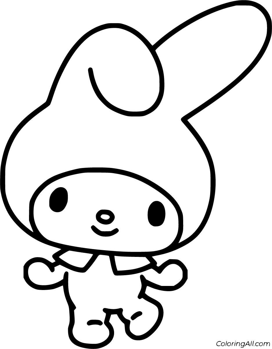 my melody colouring pages my melody colouring pages
