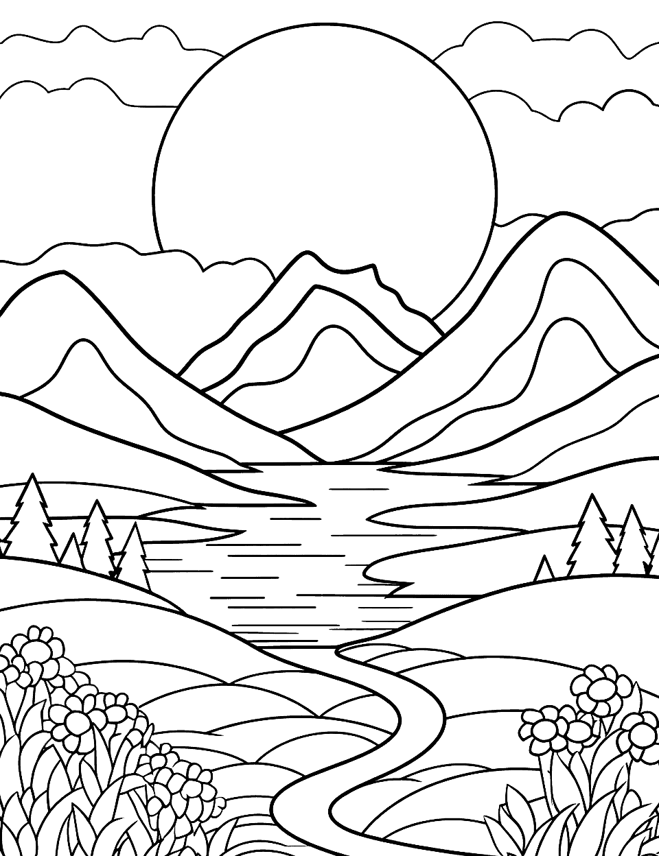 Nature Coloring Pages Free Printable Nature Coloring Pages Free Printable