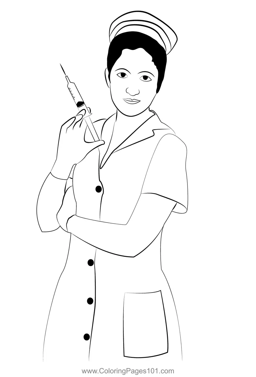 Nurse 2 Coloring Page For Kids Free Nurses Printable Coloring Pages Online For Kids ColoringPages101 Coloring Pages For Kids Nurse 2 Coloring Page For Kids Free Nurses Printable Coloring Pages Online For Kids ColoringPages101 Coloring Pages For Kids