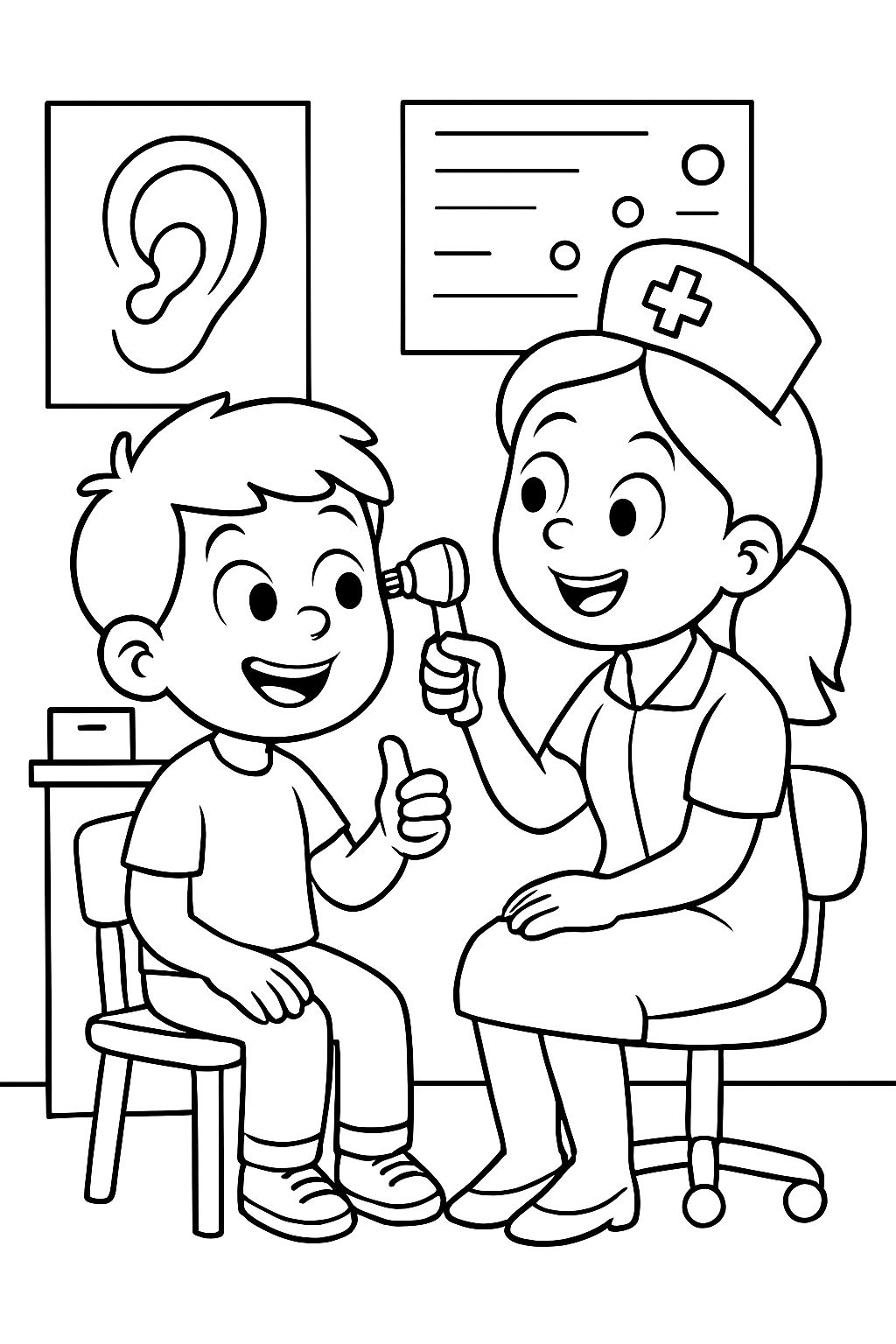 nurse pictures to color nurse pictures to color