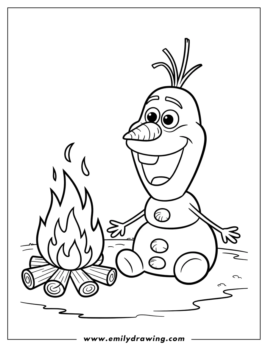 Olaf Coloring Pages Emily Drawing Olaf Coloring Pages Emily Drawing
