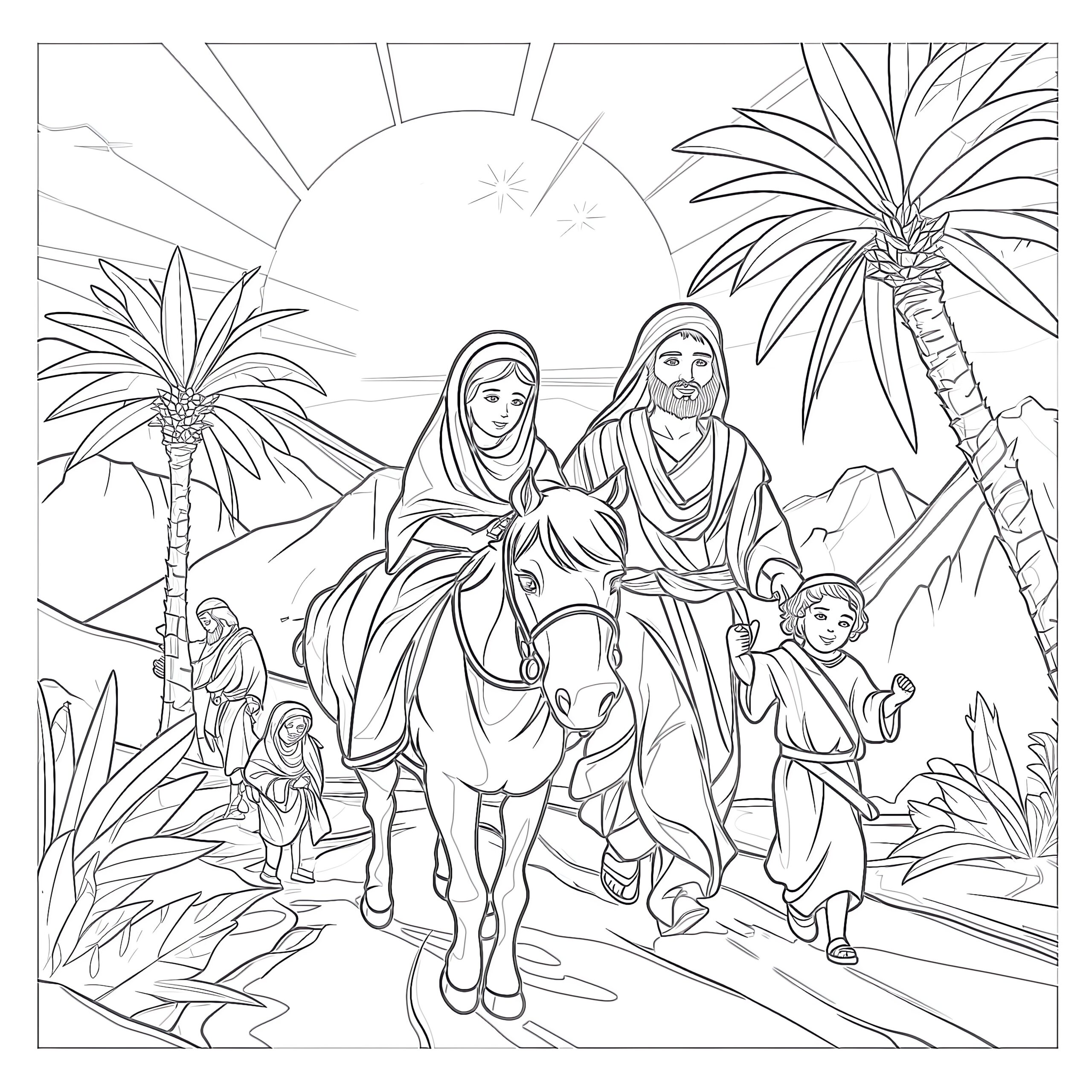 palm sunday coloring page palm sunday coloring page
