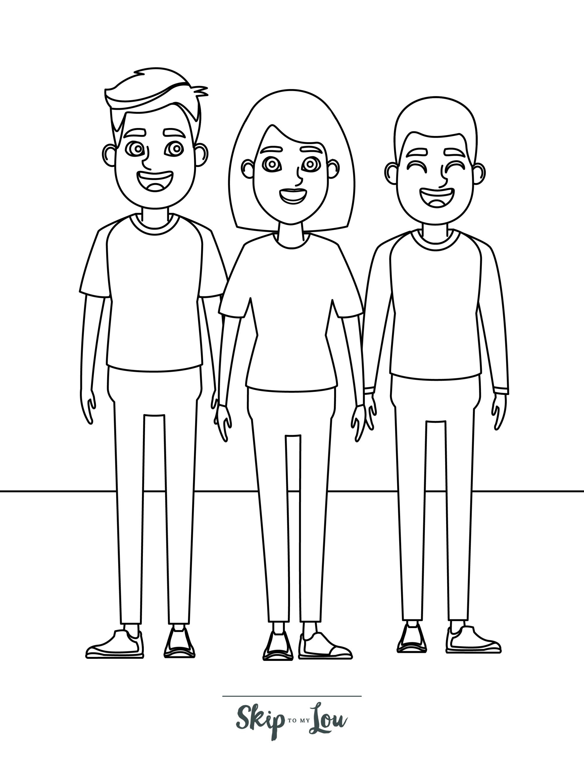 People Coloring Pages Free Printable Images For Kids Skip To My Lou People Coloring Pages Free Printable Images For Kids Skip To My Lou