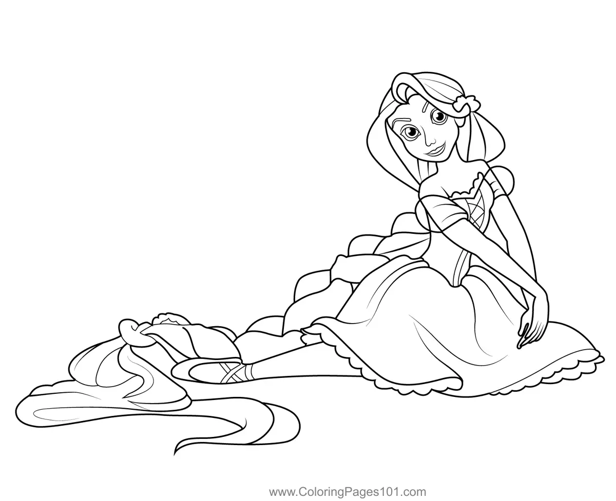 Princess Rapunzel On Floor Coloring Page For Kids Free Rapunzel Printable Coloring Pages Online For Kids ColoringPages101 Coloring Pages For Kids Princess Rapunzel On Floor Coloring Page For Kids Free Rapunzel Printable Coloring Pages Online For Kids ColoringPages101 Coloring Pages For Kids