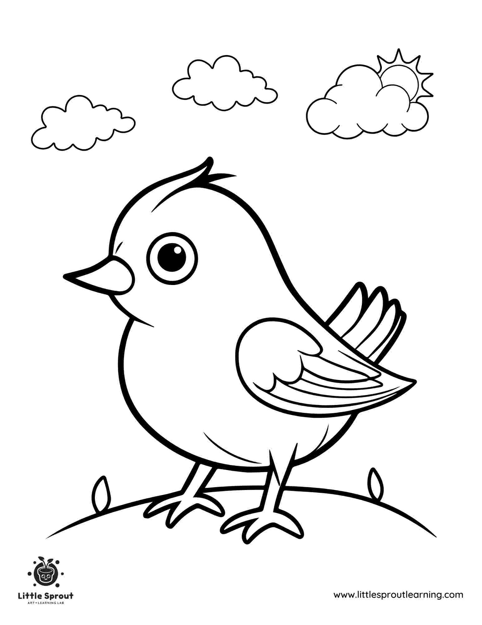 Printable Bird Colouring Pages For Your Child Printable Bird Colouring Pages For Your Child