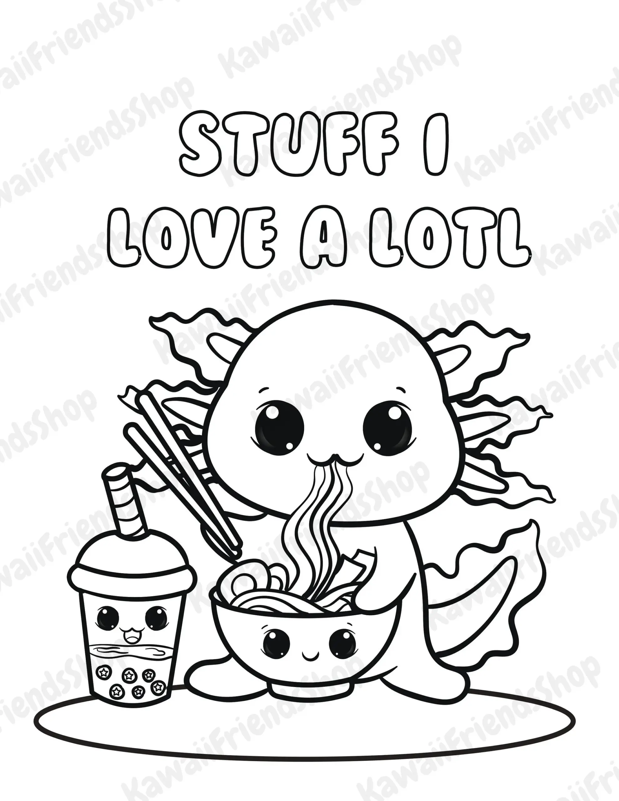 Printable Coloring Page Stuff I Love A Lotl Kawaii Coloring Page Kids Coloring Page Digital Download Coloring Page Fun Coloring Page Etsy Printable Coloring Page Stuff I Love A Lotl Kawaii Coloring Page Kids Coloring Page Digital Download Coloring Page Fun Coloring Page Etsy