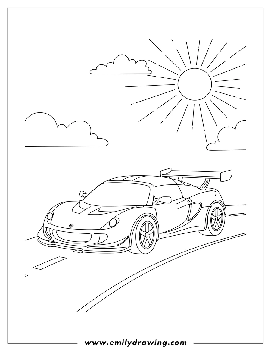 Race Car Coloring Pages Emily Drawing Race Car Coloring Pages Emily Drawing