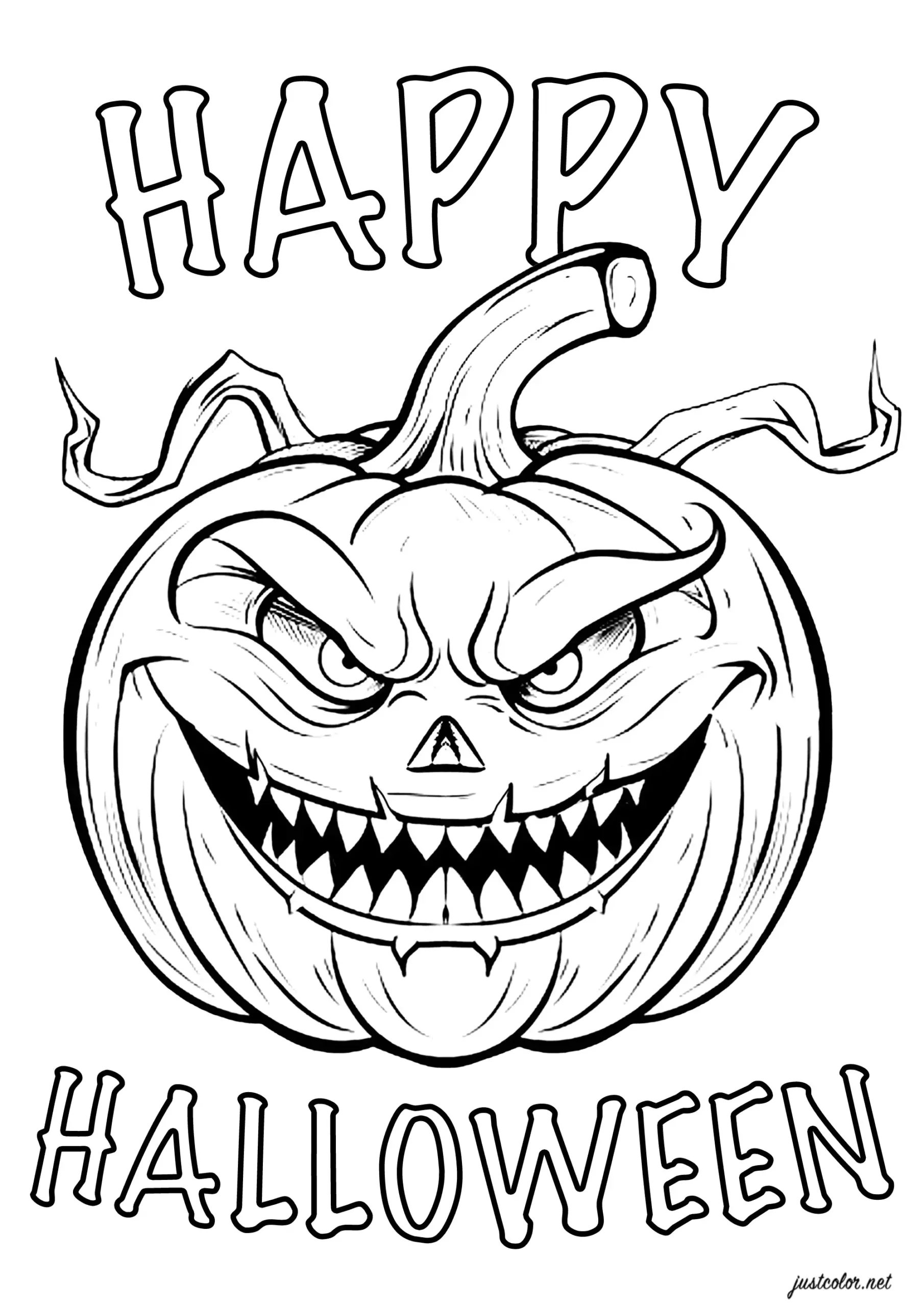 happy halloween coloring pages happy halloween coloring pages